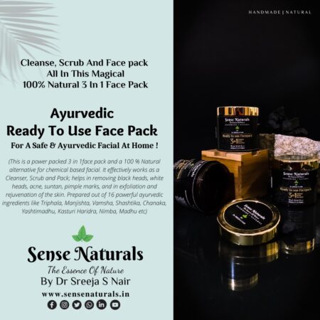 Sense Naturals Ready To Use 3 in 1 Face Pack